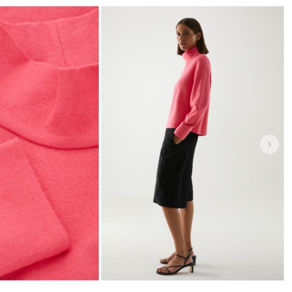 COS Pink Wool Mix Sweater